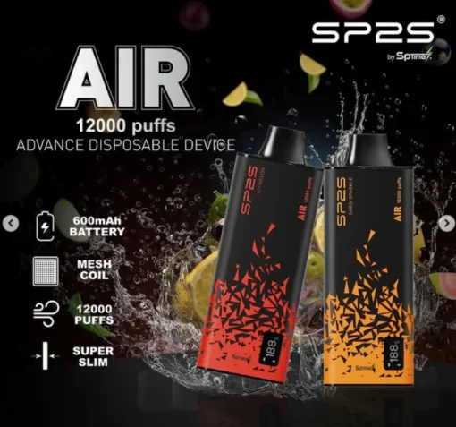 SP2S AIR 12000 PUFFS  Rechargeable Disposable：圖片 11