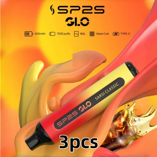 SP2S GLO 7000 Puff-3pcs(Select flavor: Please leave a message on the order)