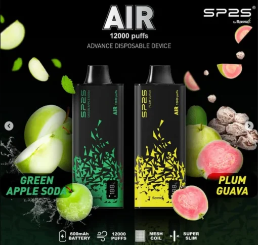 SP2S AIR 12000 PUFFS  Rechargeable Disposable：圖片 12