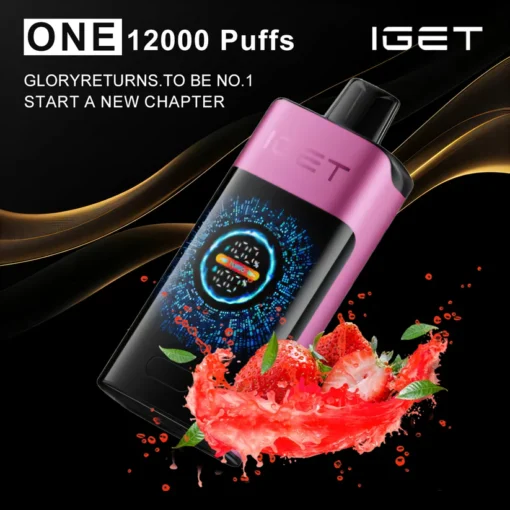 IGET ONE 12,000 Puffs -3pcs(Select flavor: Please leave a message on the order)