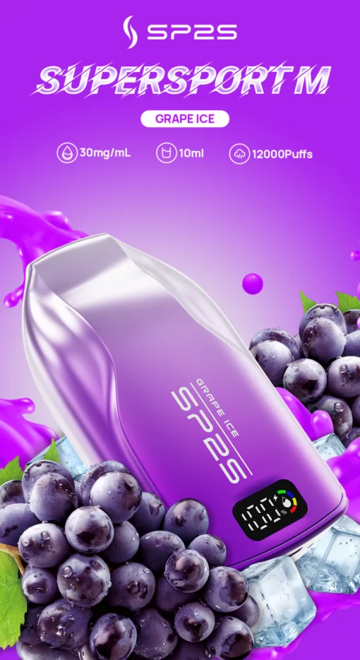 SP2S SUPERSPORTM 9,000 puffs of disposable e-cigarettes Rechargeable Disposable：圖片 3